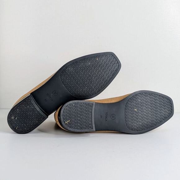 Vivaia Ankle Boots Ryan Womens EU 41 Tan Nutmeg Square Toe Pull On Soft Knit - Picture 10 of 14